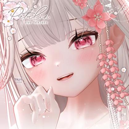 【19アバター対応】🌼Petalin eye texture🌼