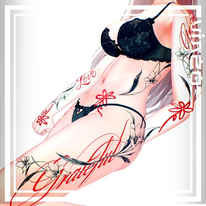 ✿ Soul Love Tattoos ✿ 27 Avatars - 4k Textures 入れ墨 *テクスチャ* /HD