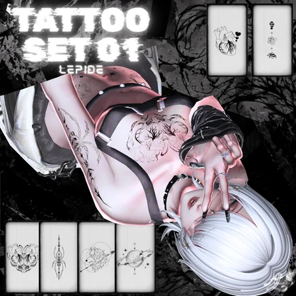 【無料/FREEあり】TATTO SET 001 -LEPIDE-