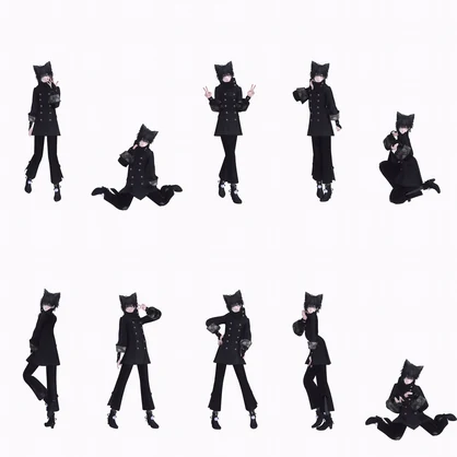 【VRchat】泣夜ポーズ58種