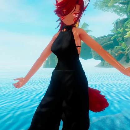 Noir Tide | Dress & Bikini Set for Velle