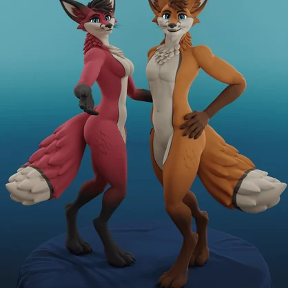 Odo's Foxxo VRChat Avatar Base