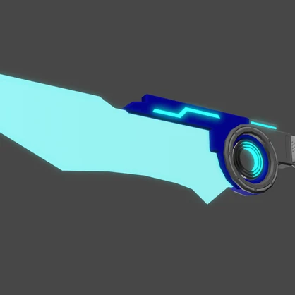 [for VRChat]短剣/短銃(Knife/HandGun)「シルベスカ(Silbesca)」[Weapon Model]