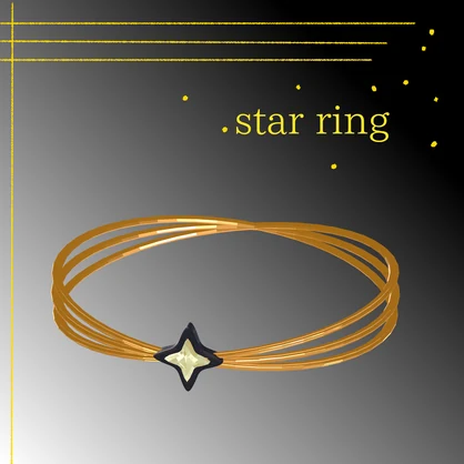 【free(無料)】【VRChat】star ring / 星リング