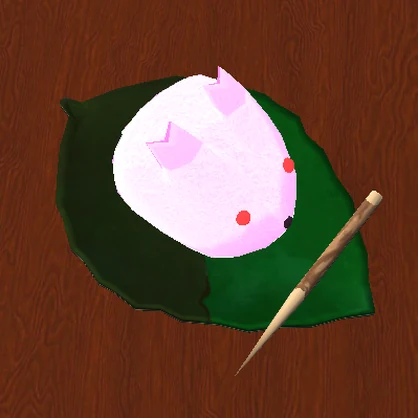【3D小物】さくらうさぎもち