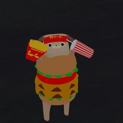 【胴長パグ対応】パグバーガー