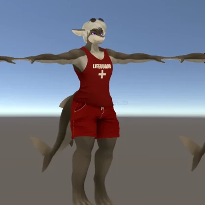 Ghostly Male Sharks