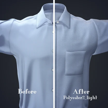 【lilToon】Polyester material