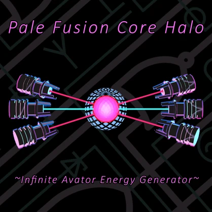 暗闇で輝く、核融合炉ヘイロー　Pale Fusion Core Halo　VRChat向け　MA対応　liltoon使用