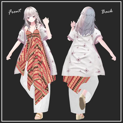 【複数アバター対応】Ethnic Vacation【VRChat想定】