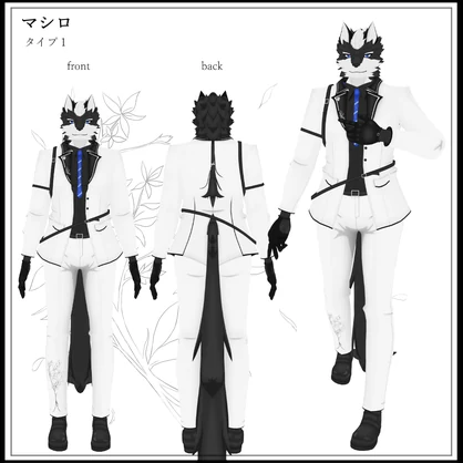 マシロ　VRchat用3Dモデル