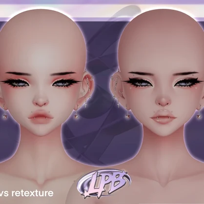 pretty bby makeup textures (Umeko head)