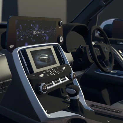 【車/saccflight対応/走行可能車両】LEXUS-LX500d【VRChat想定】