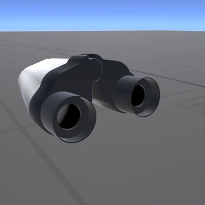 【VRChatアバター・ワールドギミック】覗ける双眼鏡