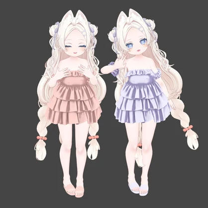 フリルミニドレス　Frill Mini Dress