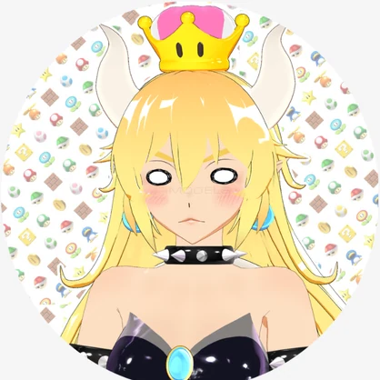 MMD Tda Bowsette Modellpaket
