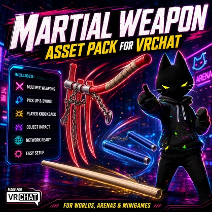 VRChat Martial Weapon World Assets