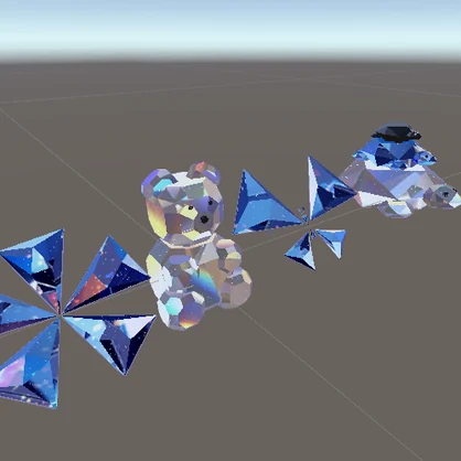 【VRC想定】Crystal_Animals