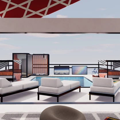 【VRChat想定】SummerHorizon + Two【ワールドアセット】