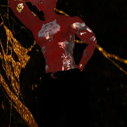 Wolf Thorns body texture for Draxx