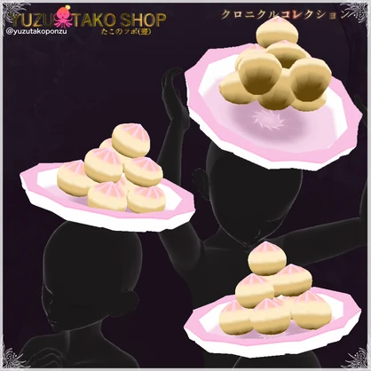【期間限定無料】 ワンポイントアクセ (よこ髪用)　ぐらぐらまんじゅう！！　ショップフォロワー様！！２００人突破記念！！【vvroid正式版】