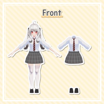 シンプル制服 - 夏服【MA対応 / 舞夜専用衣装】