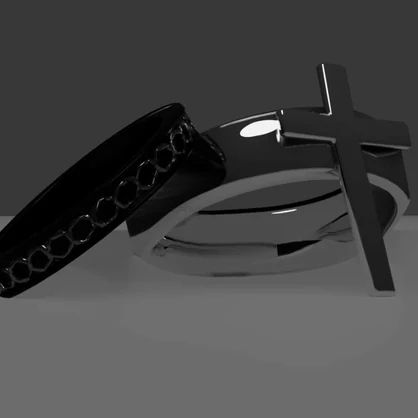 Chain and Cross Ring