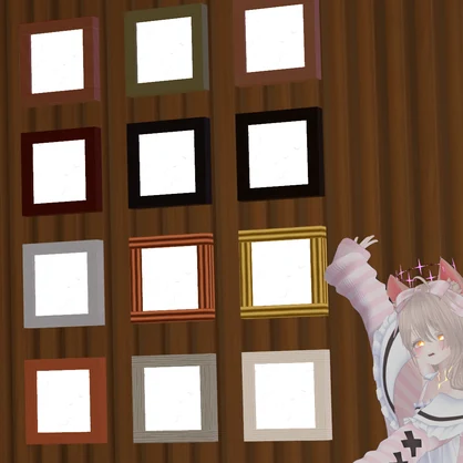 [50%OFF!]【VRChat想定】しんぷるフォトフレーム (SimplePhotoFrame)【ワールドアセット】