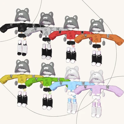 ✔️036【キプフェル対応】【まめフレンズ素体】