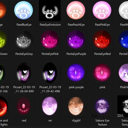 250+ Eye Textures
