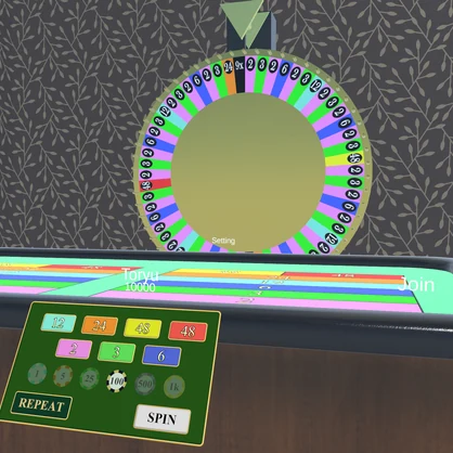 VRC MoneyWheel 【Udonギミック】