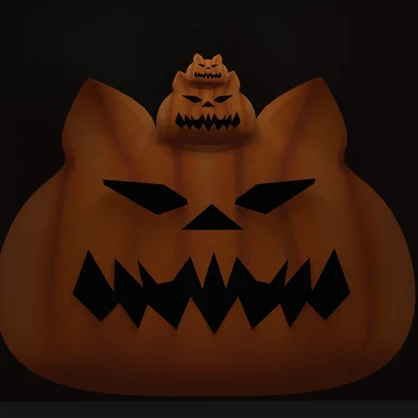 Pumpkin plush