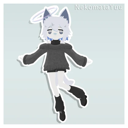 【複数アバター対応】OverSizeKnit【VRChat想定】