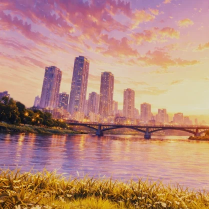 【ワールド・環境】部活帰りの夕暮れ SKYBOXテクスチャ