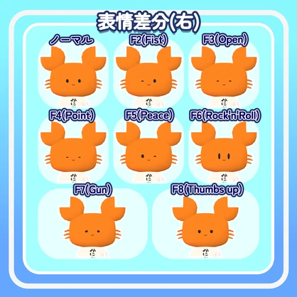 【オリジナル3Dモデル】かにかも？/ Kanikamo?