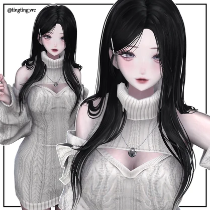 色気ロングヘア