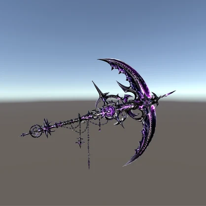 【VRC想定】冥刻の鎌 - Chrono Scythe -【オリジナル3D武器】