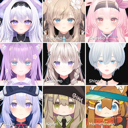 【9アバター対応】 Simple Eye Vol.1 👀
