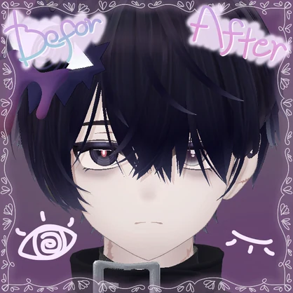 【carre (キャレ) 対応】 - Eye texture - ～ QuietDarkness Eyes 2color ～