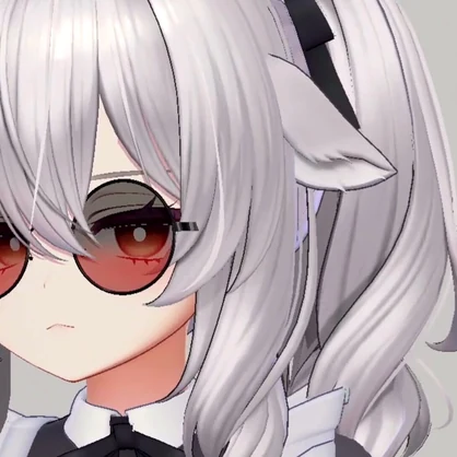 ちゅるかわ♡チーク入り丸メガネ＆グラデサングラスセット｜VRChat向け