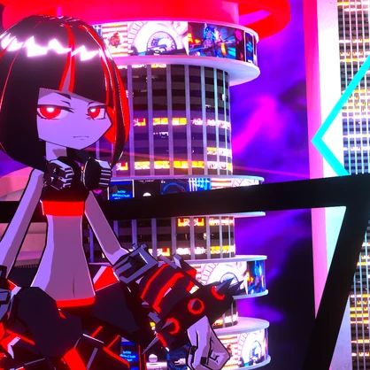 【もちふぃった～対応】レイアβ世界線 / 赤黒パンク×カートゥーンアバター【mobile対応版同梱】