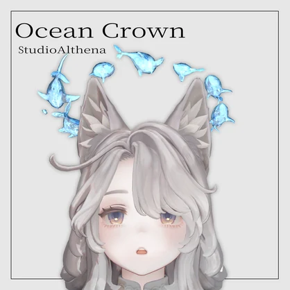 Ocean Crown 魚の宝石ヘイロー【VRChat想定】