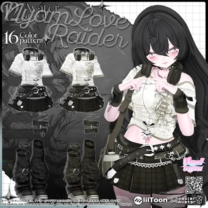 【12avatars】NyamLoveRaider -VRC想定-