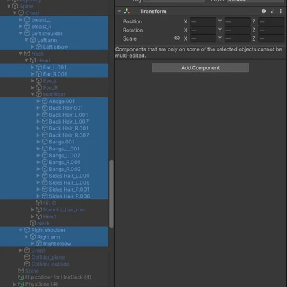 Bone↔Mesh & related PB Selector