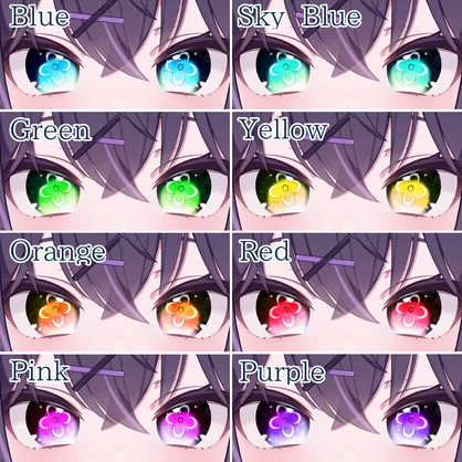 【17アバター対応】🫧Sea Jelly Eyes🪼eye texture【VRC想定】