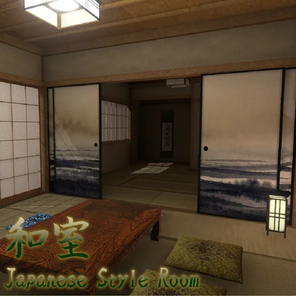 【VRChat向けワールド】和風の部屋