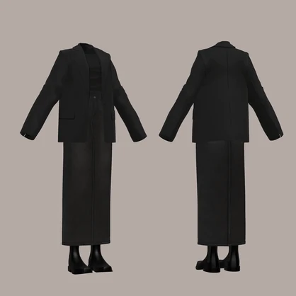 【TAERI】TAERI01_NOIRÉ Clothes+Hair set 【TAERI対応】