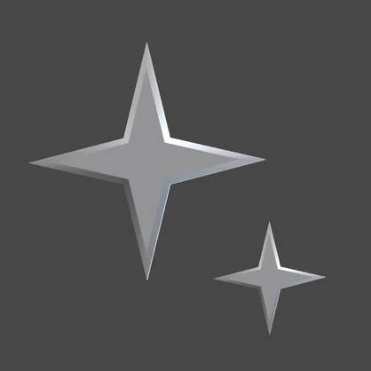 明星のピン４【VRChat対応】