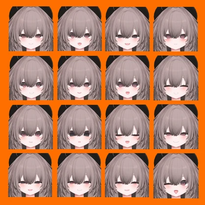 【輝夜】煽り表情差分16種（無料3種）