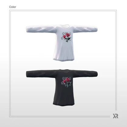 【3Dモデル】Rose Long Sleeve